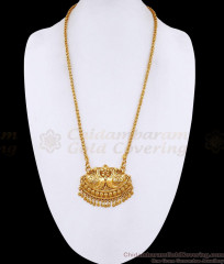 Beautiful Dual Swan Gold Imitation Dollar With Chain For Bridal Wear BGDR1743