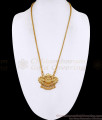 Latest Micro Gold Plated Lakshmi Peacock Dollar Chain Bridal Wear BGDR1752 Latest Micro Gold Plated Lakshmi Peacock Dollar Chain Bridal Wear BGDR1752