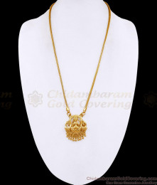 Traditional 1 Gram Gold Plated Lakshmi Dollar Chain For Wedding BGDR1754