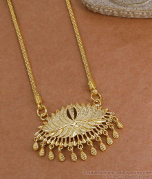 New Arrival Lotus DOllar Chain 1 Gram Gold Bridal Jewelry BGDR1757