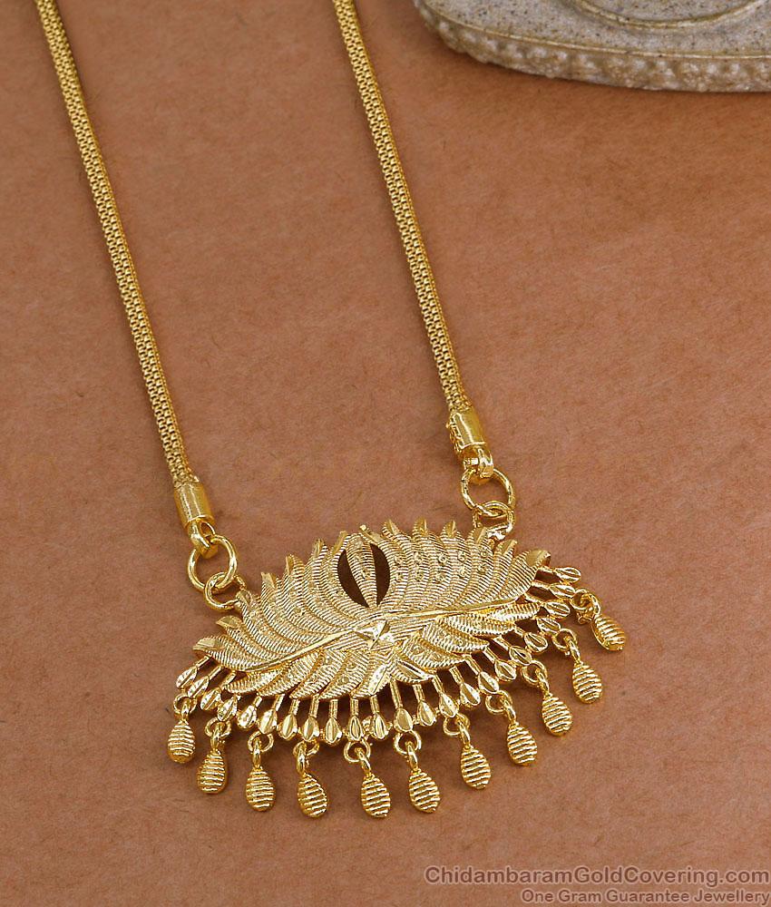 New Arrival Lotus DOllar Chain 1 Gram Gold Bridal Jewelry BGDR1757 New Arrival Lotus DOllar Chain 1 Gram Gold Bridal Jewelry BGDR1757