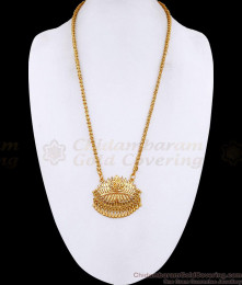 High Quality Micro Gold Polish Lotus Dollar With Jasmine Chain BGDR1758