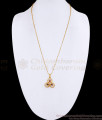 American Diamond Trinity Pendant Gold Plated Fancy Chain BGDR1762 American Diamond Trinity Pendant Gold Plated Fancy Chain BGDR1762