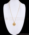 Blooming Flower Multicolor Stone Pendant Gold Chain BGDR1763 Blooming Flower Multicolor Stone Pendant Gold Chain BGDR1763