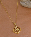 Eternal Love Heart Infinity Pendant CZ Gold Plated Chain BGDR1771 Eternal Love Heart Infinity Pendant CZ Gold Plated Chain BGDR1771
