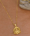 Traditional Forming Gold Lakshmi Dolalr Chain BGDR1773