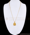 Traditional Forming Gold Lakshmi Dolalr Chain BGDR1773