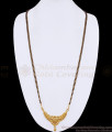 30 Inch Long 2 Line Black Beaded Mangalsutra Pendant Buy Online BGDR1774-Lg