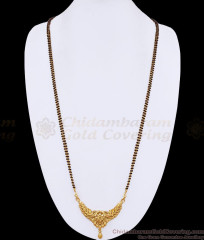30 Inch Long 2 Line Black Beaded Mangalsutra Pendant Buy Online BGDR1774-Lg 30 Inch Long 2 Line Black Beaded Mangalsutra Pendant Buy Online BGDR1774-Lg