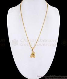 Daily Wear Adi Yogi Shivan Pendant Gold Plated Wheat Chain Online BGDR1779