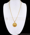 Plain Micro Gold Plated Round Pendant Chain Online BGDR1780 Plain Micro Gold Plated Round Pendant Chain Online BGDR1780