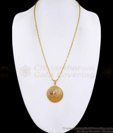 Beautiful Ad Stone Mango Design Gold Dollar Chain BGDR1783