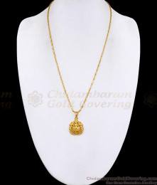 Buy Forming Gold Lakshmi Dollar With Thin Wheat Chain BGDR1787