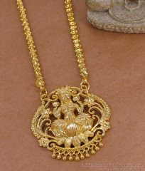 Grand Lakshmi Design Gold Plated Dollar Chain For Wedding BGDR1794