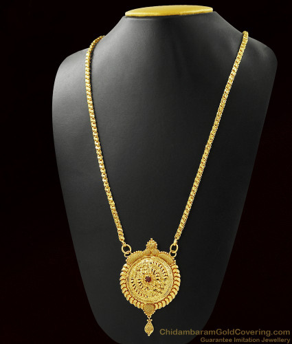 One Gram Gold Plated Ruby Red Imitation 