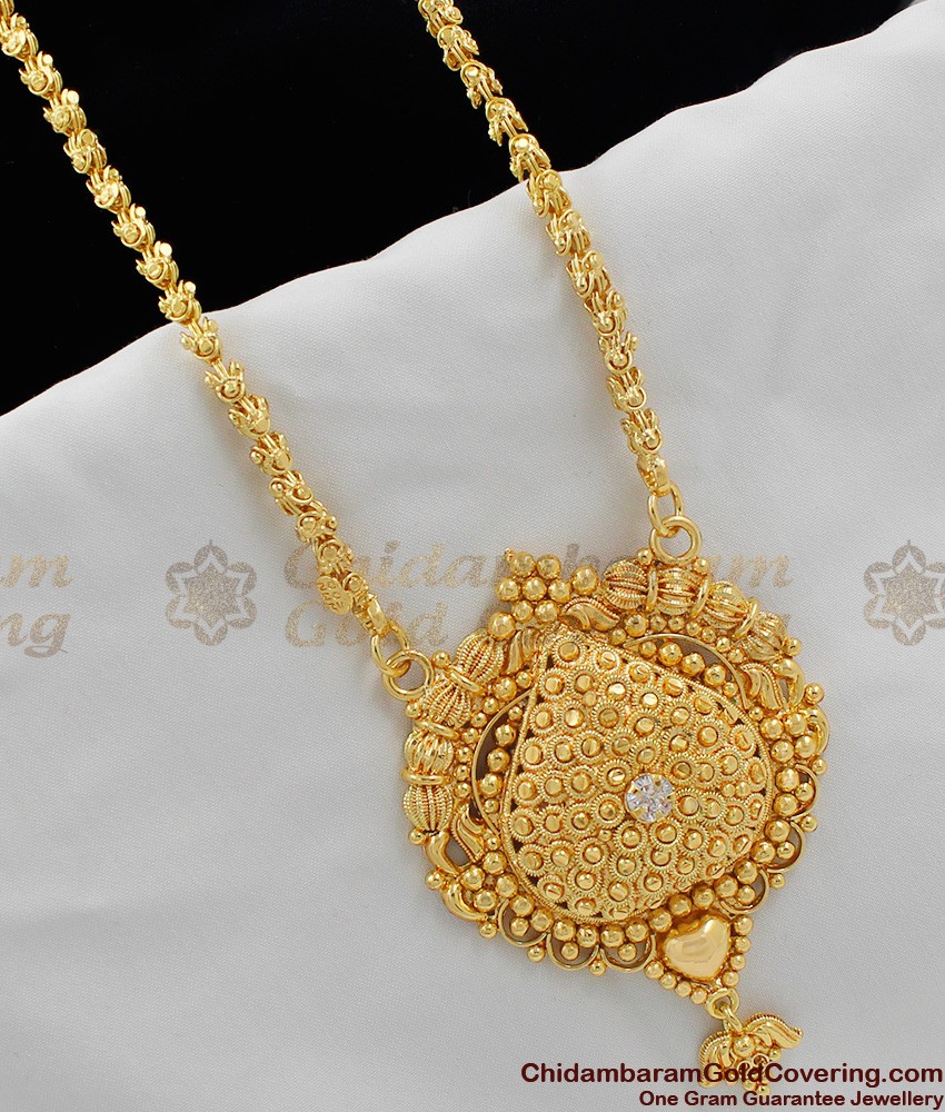 Fascinating Gold Dollar Chain For Ladies BGDR305