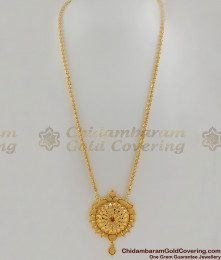 Creative Red Stone Gold Dollar Chain For Ladies BGDR311 Creative Red Stone Gold Dollar Chain For Ladies BGDR311