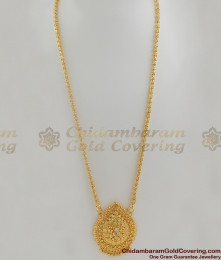 Grand Look White AD Stone Dollar Chain BGDR315 Grand Look White AD Stone Dollar Chain BGDR315