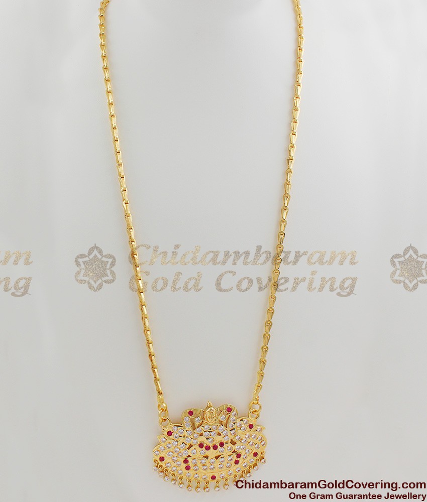 Big Impon Lakshmi Dollar Gold Chain Buy Online BGDR321