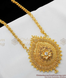 South Style White AD Stone Bridal Wear Dollar Chain For Women’s BGDR341 South Style White AD Stone Bridal Wear Dollar Chain For Women’s BGDR341