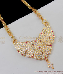 Attractive Big Multi Stone Impon Gold Plated Dollar Chain For Womens BGDR362 Attractive Big Multi Stone Impon Gold Plated Dollar Chain For Womens BGDR362