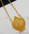 Attractive South Indian Traditional Beads Design Gold Finish Dollar Chain For Brides BGDR412
