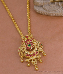 Artistic Empress Jewelry Peacock Design Dollar Design Gold Chain For Women BGDR507
