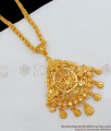 Attractive Bridal Wear Lakshmi Design Real Gold Dollar Chain For Ladies New Arrivals BGDR551