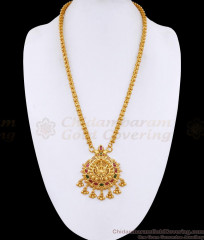 Ruby Emerald Stones Lakshmi Design Gold plated Dollar Chain Daily Wear BGDR605 Ruby Emerald Stones Lakshmi Design Gold plated Dollar Chain Daily Wear BGDR605