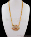 Multi Colour Swan Impon Dollar Design With Gold Plated Chain For Daily Wear BGDR607