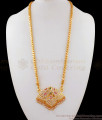 One Gram Gold Impon Stone Dollar Chain Double Swan Design BGDR609