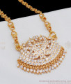 Full White Stone Impon Dollar Chain Gold Imitation Jewelry  BGDR612