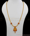 New Arrival Ruby And Emerald Stone Gold Lakshmi Dollar Chain Designs Jewelry Buy Online BGDR649