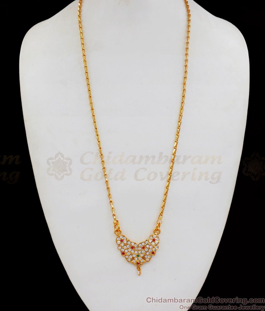 Pure Impon Dollar Chain Daily Wear Collection For Ladies BGDR674