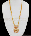 White Stone Peacock Impon Gold Dollar Chain Collections BGDR678