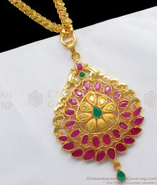 Fabulous Ruby Stone Gold Dollar Chain Forming Pattern Jewelry BGDR746 Fabulous Ruby Stone Gold Dollar Chain Forming Pattern Jewelry BGDR746