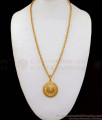 Artistic Clock Design Gold Dollar Chain For Ladies BGDR755