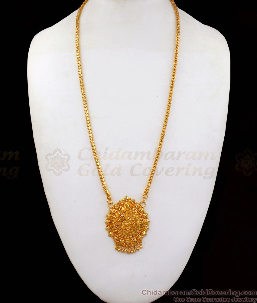 Beautiful Daily Wear Gold Dollar Long Chain For Ladies BGDR756