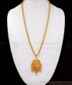 White Stone Gold Dollar Chain Womens Fashion Jewelry BGDR773