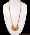 Chandbali Dollar Lakshmi Design Ruby Stone Gold Chain BGDR777