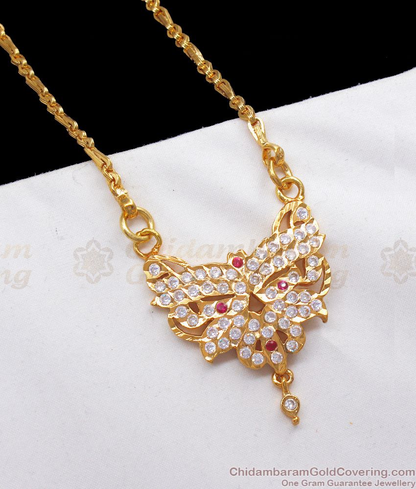 Butterfly Model Impon Dollar Gold Chain Collections BGDR789