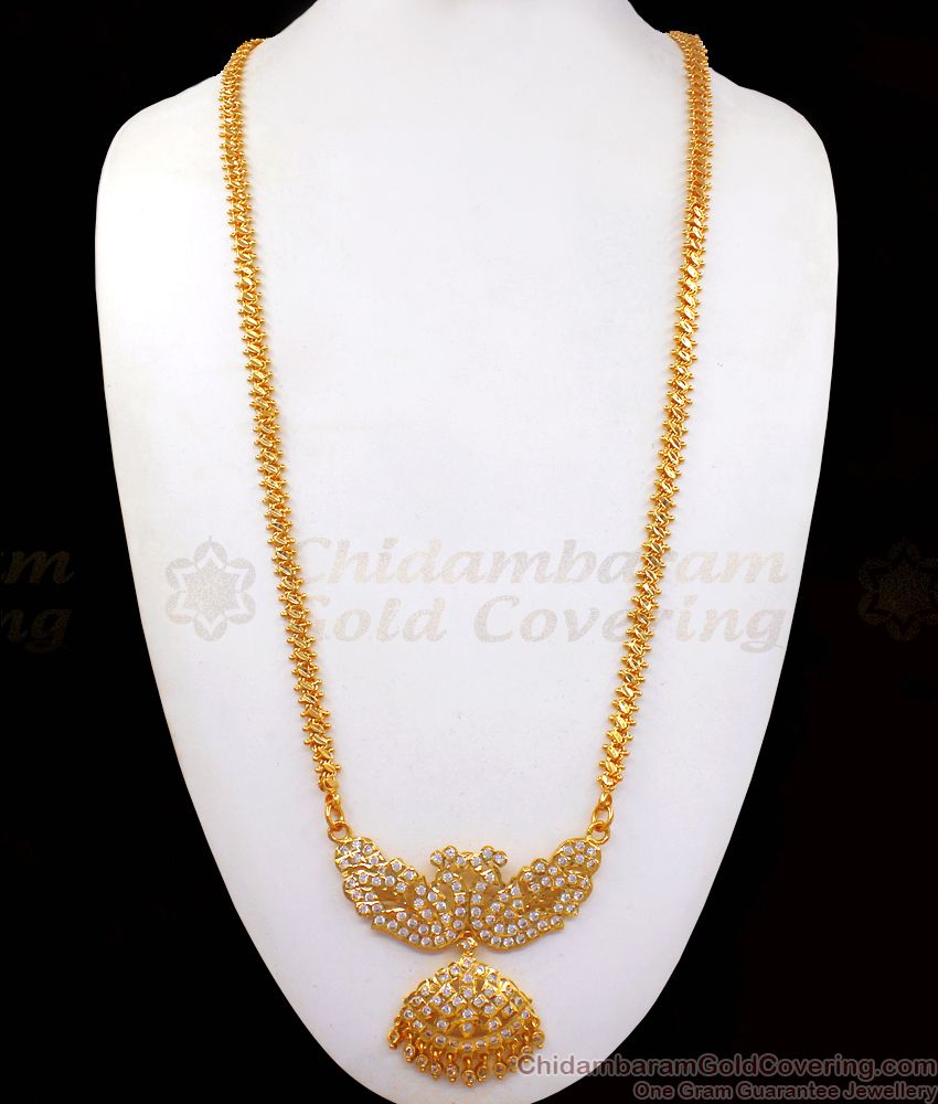 Impon First Quality Gold Hand Made Peacock Design Big Dollar Chain BGDR807