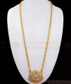 South Indian Impon Jewellery Gajalakshmi Dollar Gold Chain BGDR815