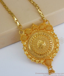 Kerala Net Pattern Dollar Chain Gold Plated Jewellery BGDR816 Kerala Net Pattern Dollar Chain Gold Plated Jewellery BGDR816