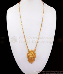 Traditional Plain Gold Wheat Chain Lakshmi Dollar Shop Online BGDR863 Traditional Plain Gold Wheat Chain Lakshmi Dollar Shop Online BGDR863