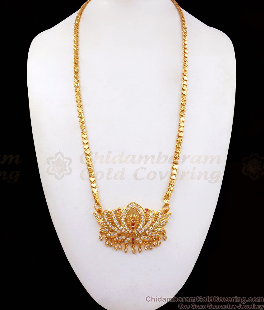 Bridal Impon Lotus Dollar Heart Design Chain Shop Online BGDR867