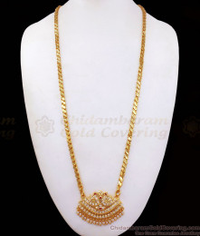 30 Inches Long Beautiful Impon Swan Dollar Multi Stone Gati Stone Design BGDR871 30 Inches Long Beautiful Impon Swan Dollar Multi Stone Gati Stone Design BGDR871