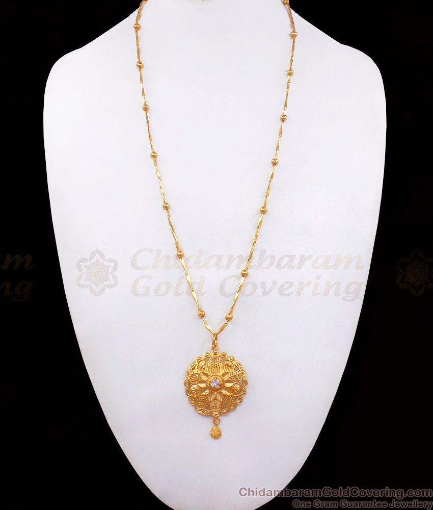 Light Weight Flower Dollar Gold Chain College Wear BGDR880