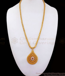 One Gram Micro Gold Dollar Chain Grand CZ Stone Jewelry BGDR888 One Gram Micro Gold Dollar Chain Grand CZ Stone Jewelry BGDR888
