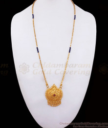 Chandabali Design Gold Dollar Chain Karugamani Pattern BGDR891 Chandabali Design Gold Dollar Chain Karugamani Pattern BGDR891